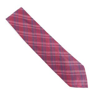 Giacomo De Senese Milano Men Necktie 100% Silk Red Multi 61x4 - NWOT - Italy